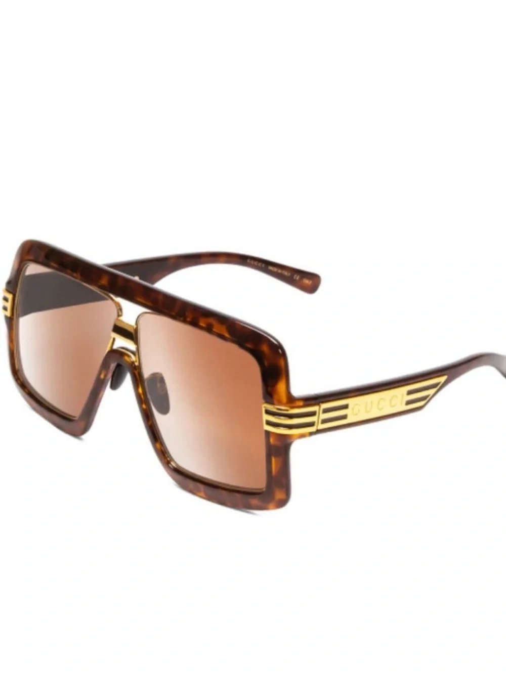 Gucci GG0900S Aviator tortoise Sunglasses - Unisex